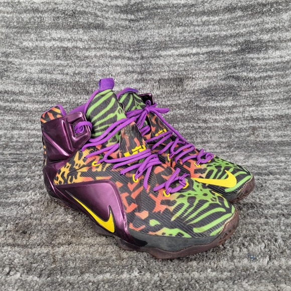 Nike Other - Nike LeBron XII 12 Basketball Shoes High Custom Sneakers‎ Pride Rainbow Size 11